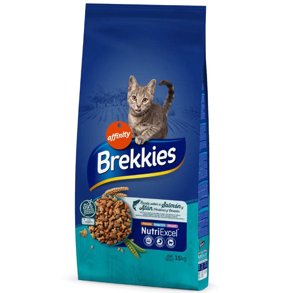 foto del prodotto brekkies pesce crocchette per gatto 15 kg