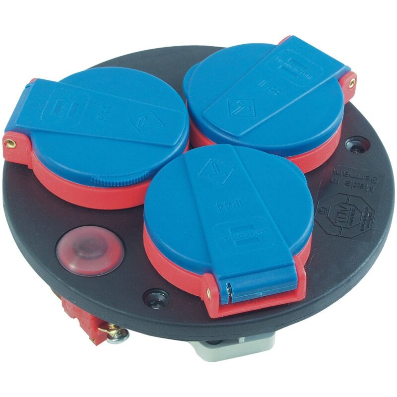 foto del prodotto brennenstuhl 1081090 prolunghe e multiple 3 presa e ac nero, blu, rosso