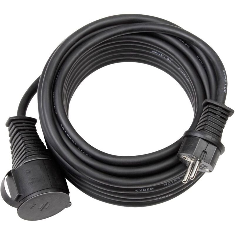 foto del prodotto brennenstuhl 1166820 alimentazione prolunga nero 25.00 m h07rn f 3g 2,5 mm 