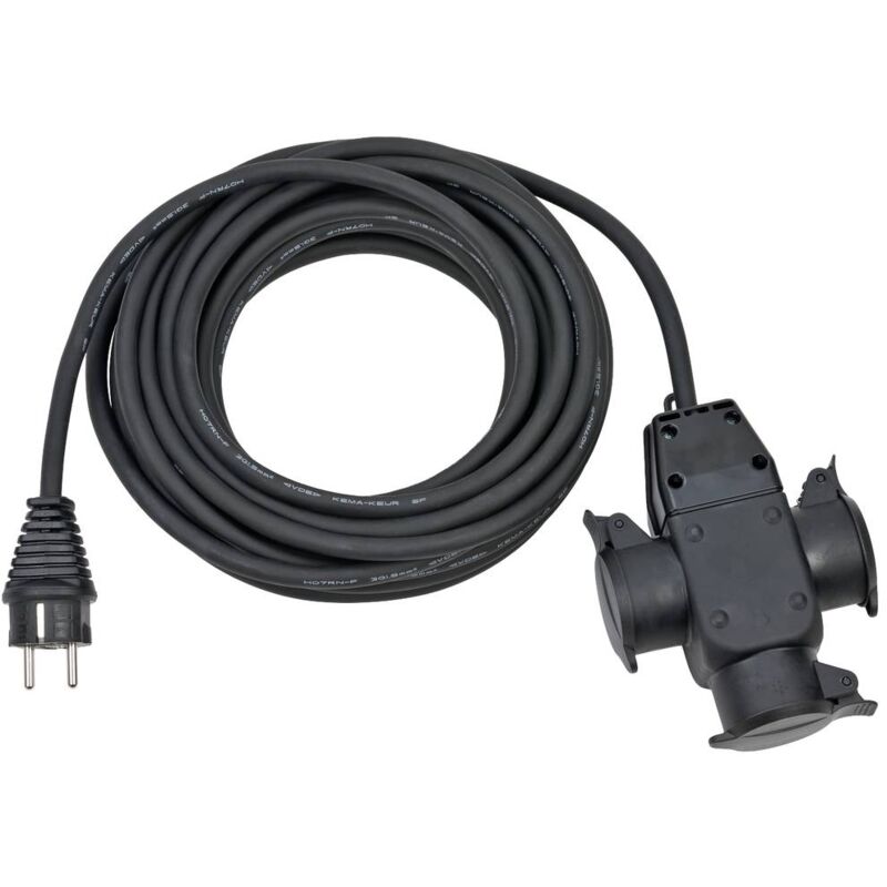 foto del prodotto brennenstuhl 1167810301 alimentazione prolunga nero 10.00 m h07rn f 3g 1,5 mm 
