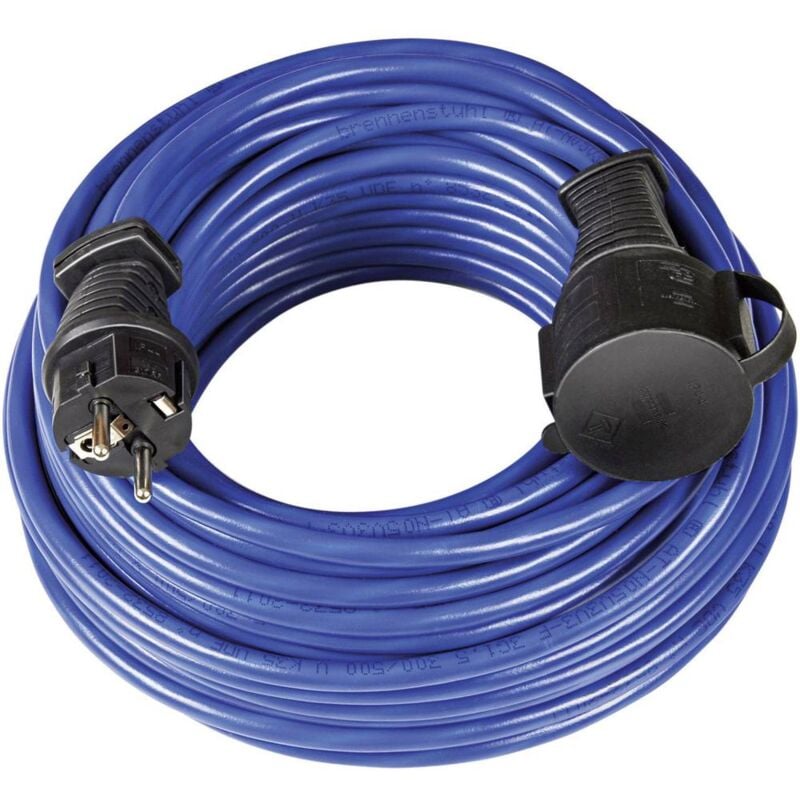 foto del prodotto brennenstuhl 1169810 alimentazione prolunga blu 10.00 m n05v3v3 f 3g 1,5 mm 