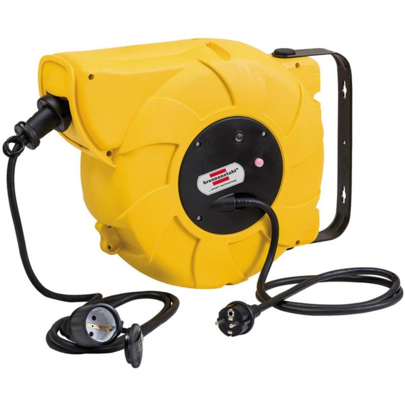 foto del prodotto brennenstuhl 1241000300 prolunghe e multiple 18 m 1 presa e ac nero, giallo