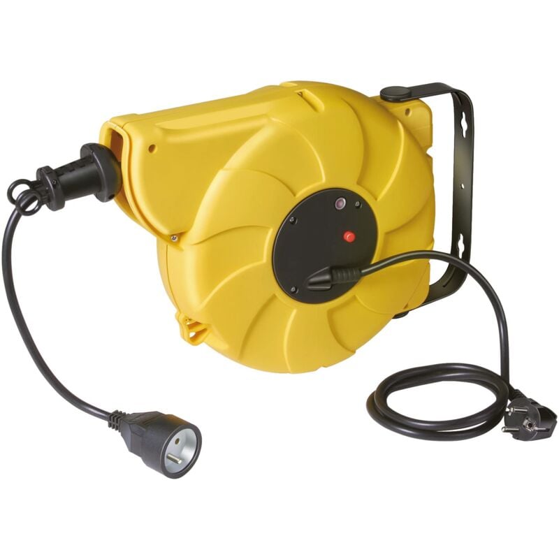 foto del prodotto brennenstuhl 1241101 avvolgicavo elettrico automatico 10 1,5 m, h05vv f 3g1,5