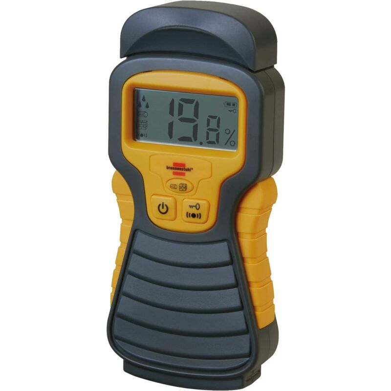 foto del prodotto brennenstuhl 1298680 rivelatore di umidit md per legni, muri e pavimenti, grigio giallo