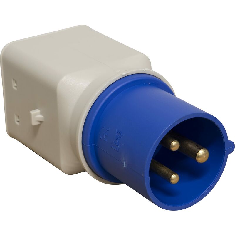 foto del prodotto brennenstuhl adattatore presa industriale 1081560, adattatore industriale cee 3 poli 16 a 230 v ip20, spina cee, presa universale it 10 16a 
