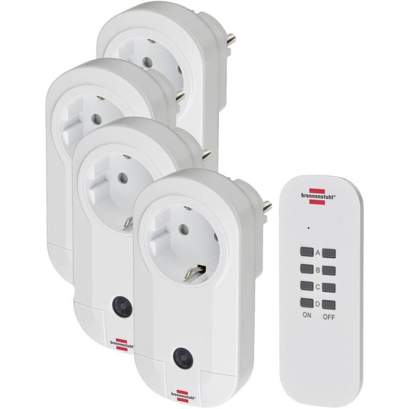 foto del prodotto brennenstuhl comfort line 1507050 senza fili kit di prese ambiente interno 1000 w