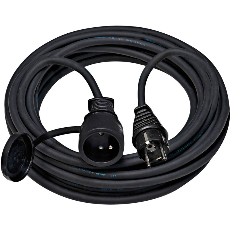 foto del prodotto brennenstuhl prolunga pro con presa a cerniera ip44 nero 5m h07rn f 3g1.5