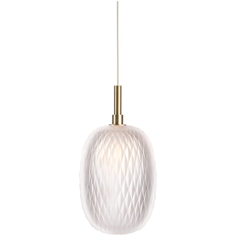 foto del prodotto brenta elegante lampada a sospensione bianca, 21 cm