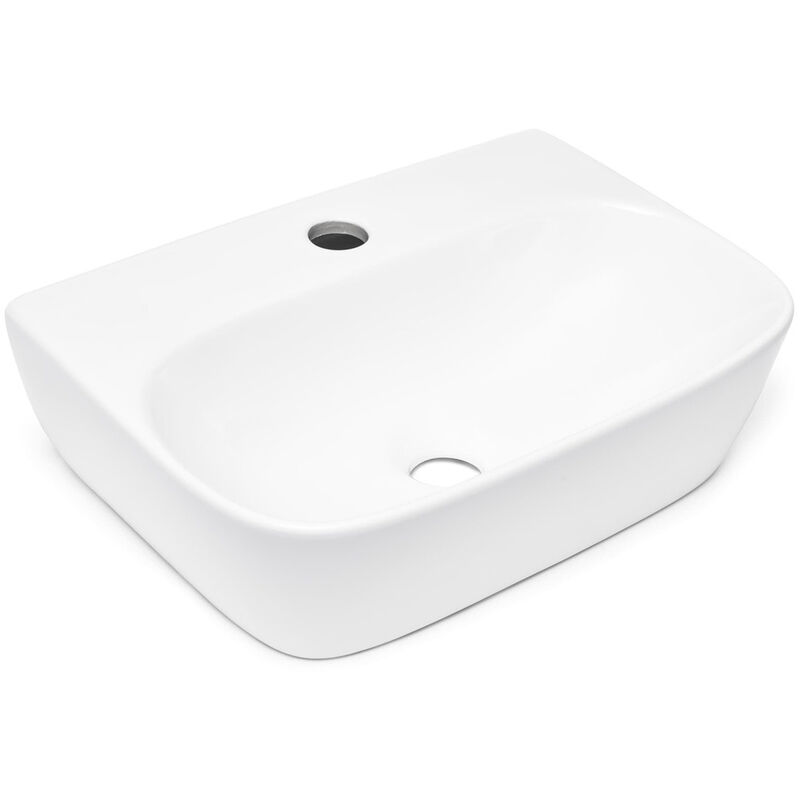 foto del prodotto brevis lavabo sospeso con foro per rubinetto, 43x30x13cm satbre4330r swiss aqua technologies
