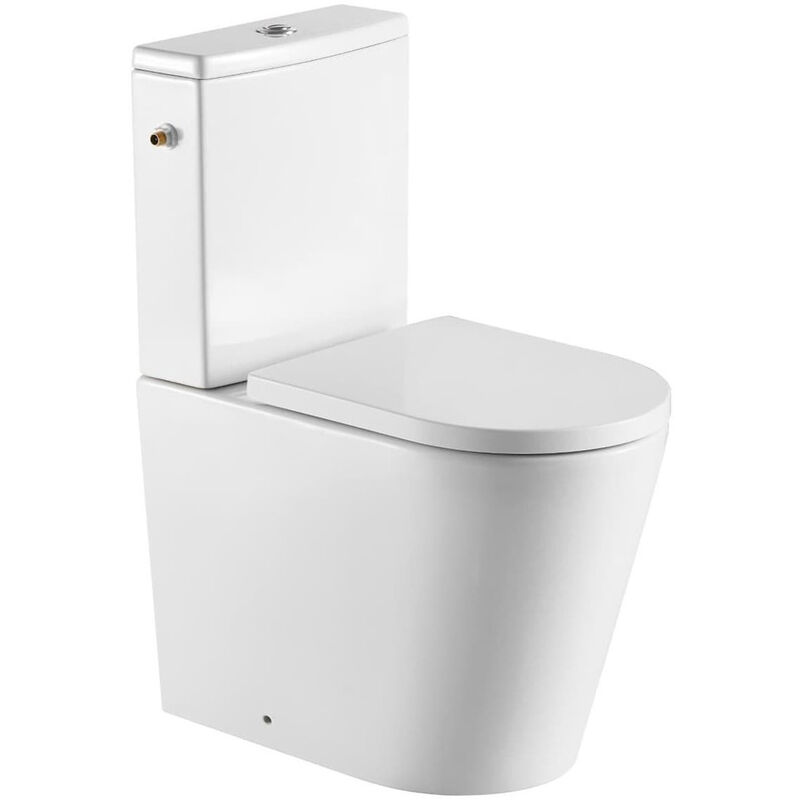 foto del prodotto brevis wc da appogio brevis sedile con chiusura ammortizzata satbre031rrexvp swiss aqua technologies