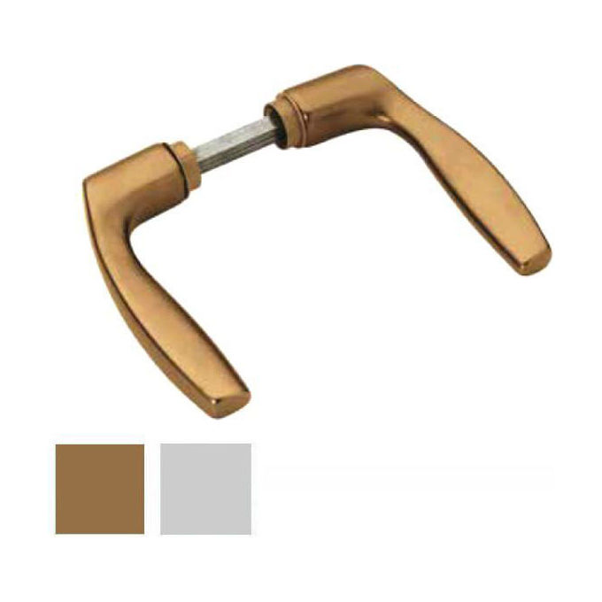 foto del prodotto brialma maniglia ginevra alluminio argentato 8cm