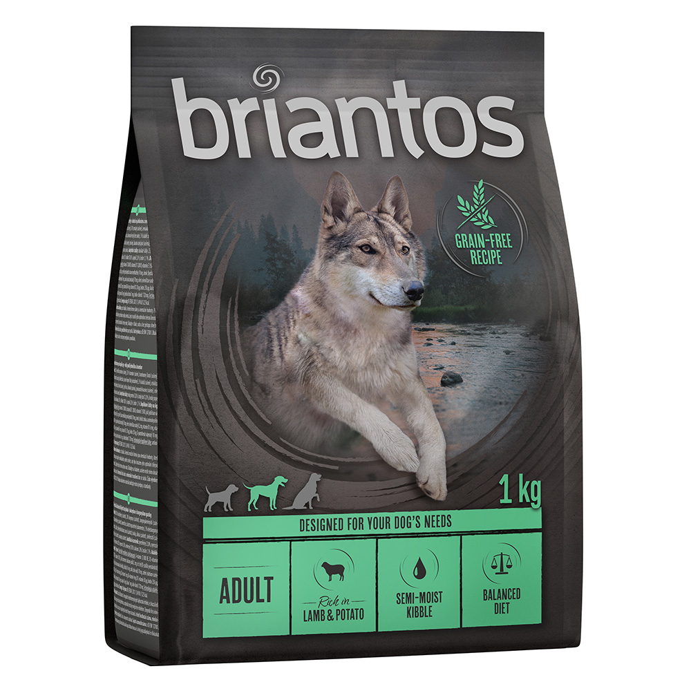foto del prodotto briantos adult agnello patate senza cereali crocchette cane 1 kg
