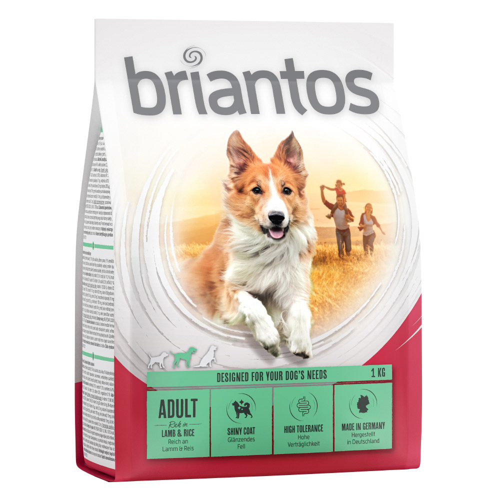 foto del prodotto briantos adult agnello riso crocchette per cane 1 kg