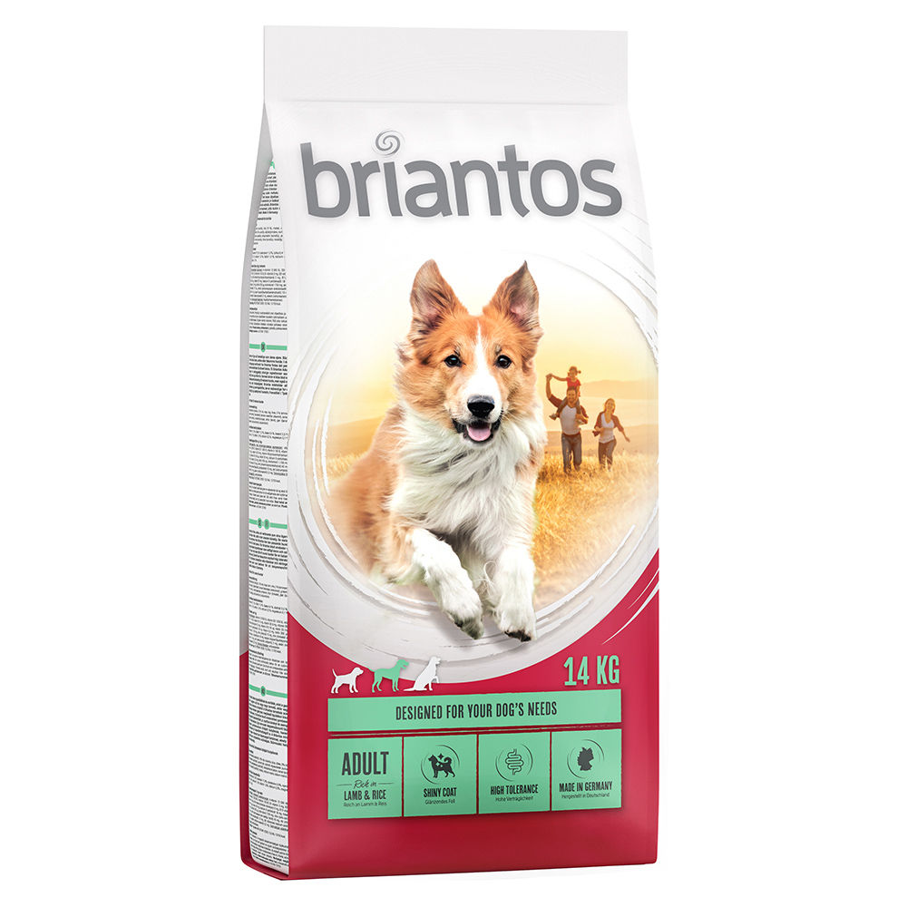 foto del prodotto briantos adult agnello riso crocchette per cane 14 kg