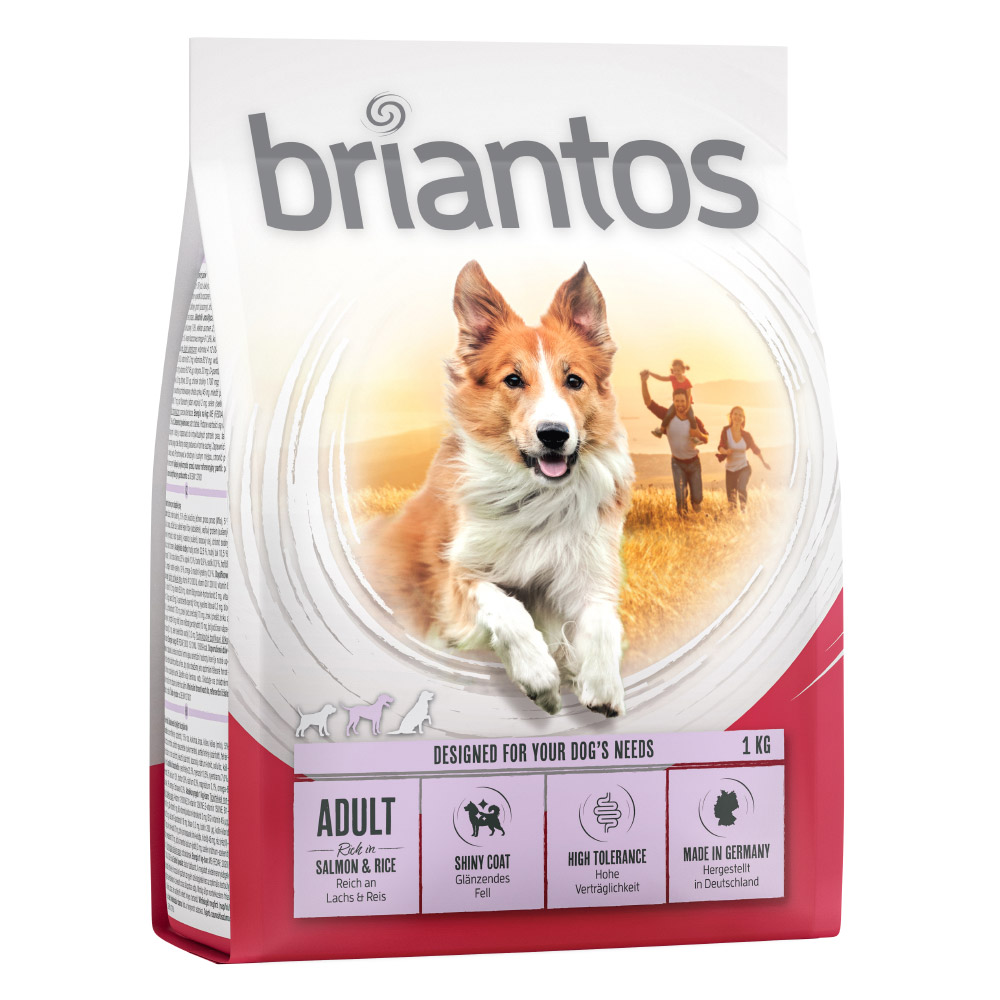 foto del prodotto briantos adult salmone &amp; riso crocchette per cane - 1 kg