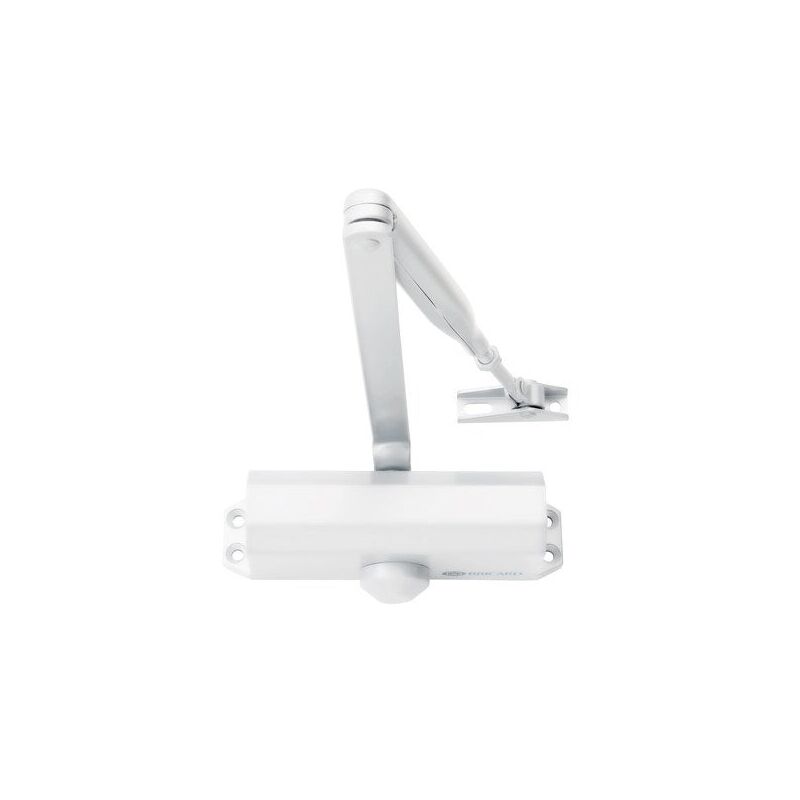 foto del prodotto bricard 6100201 force 3 chiudiporta scorrevole, acciaio bianco