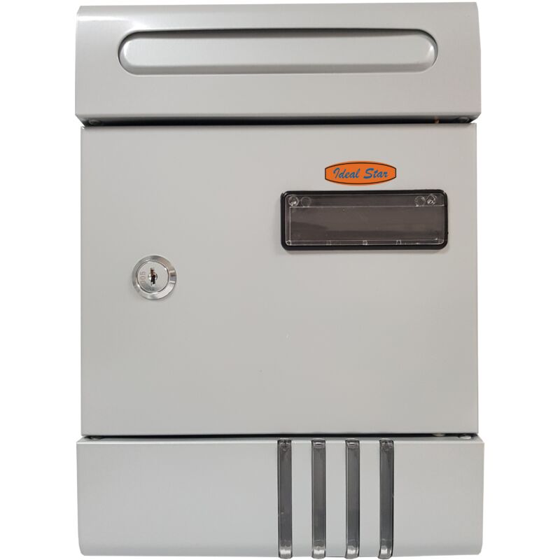 foto del prodotto brico dea cassetta postale ideal star in acciaio cm 204x65x290h argento