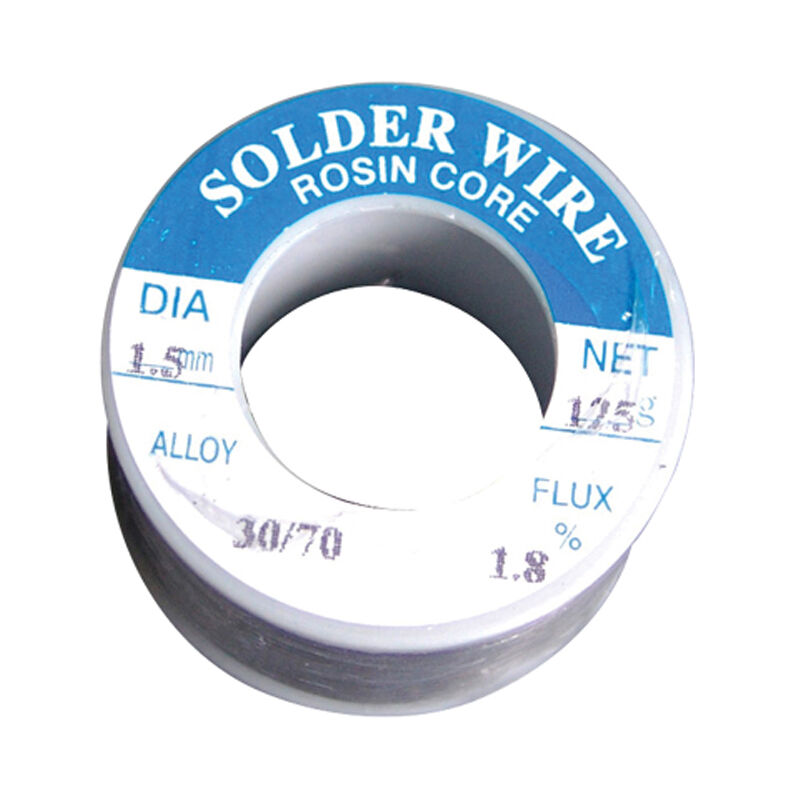 foto del prodotto brico dea filo stagno per saldatura 1,5 mm rocchetto da 125gr 250gr 500gr lega 30 70, 125gr 