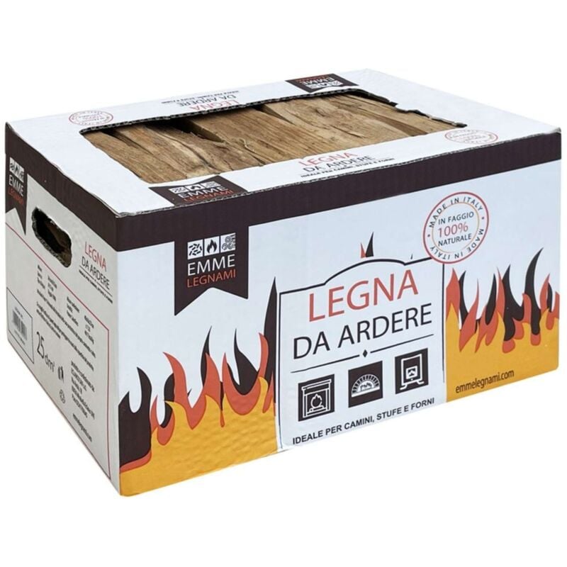 foto del prodotto brico dea legna da ardere in faggio scatola kg 13 mc 0,025 