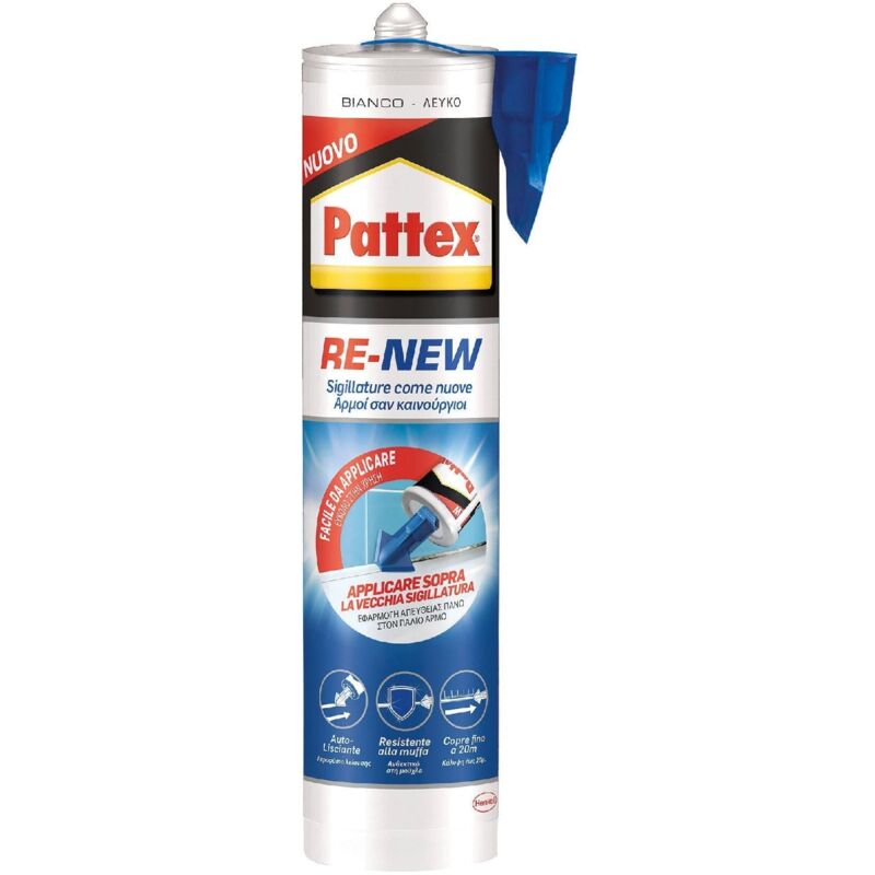 foto del prodotto brico dea silicone neutro 3x protection con massima resistenza alla muffa 330 ml bianco