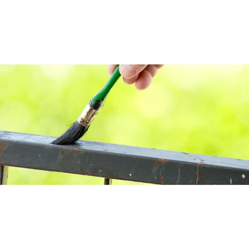 foto del prodotto brico dea smaltino antiruggine tris ideal star 0,375 lt grigio argento