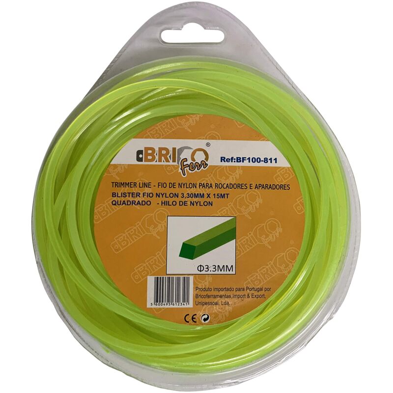 foto del prodotto bricoferr bf100 811 rasafilo 3,3 mm x 15 metri quadrati 