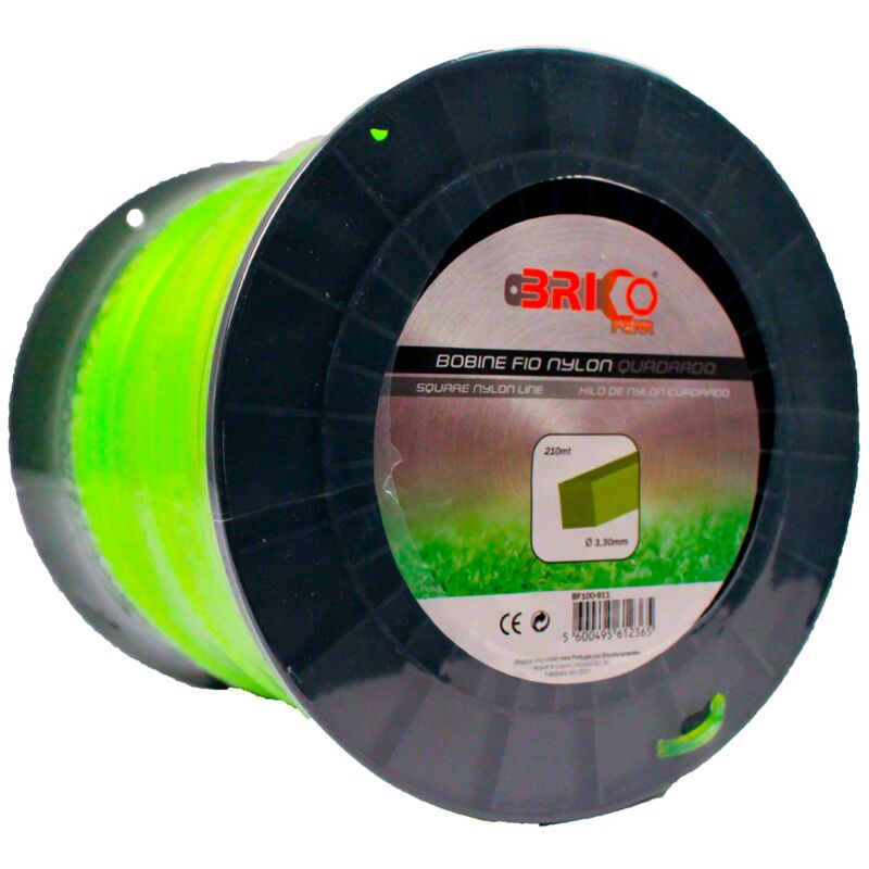 foto del prodotto bricoferr bf100 911 rasafilo 3,3 mm x 210 metri quadrati 