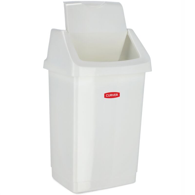 foto del prodotto bricoline curver 04044 026 65 pattumiera click it in plastica bianca 32,5 x 26,5 x 50,5 cm