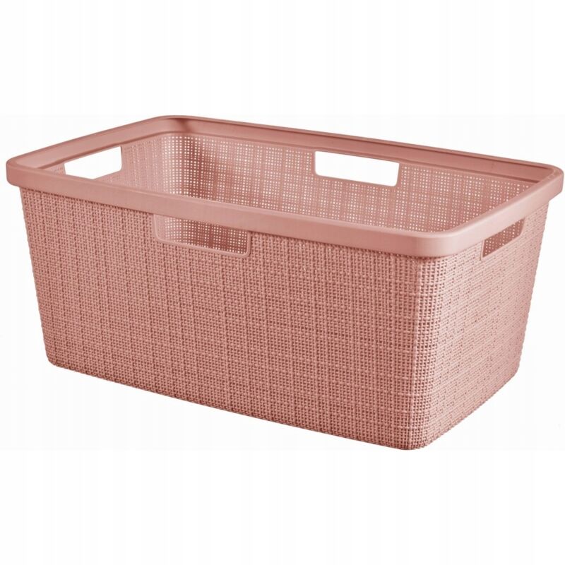 foto del prodotto bricoline curver portabiancheria 46l, ferro da stiro, rosa