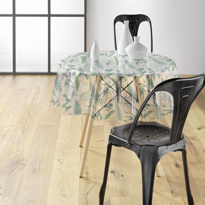 foto del prodotto bricoline douceur d int rieur, tovaglia cristallo rotonda diametro 140 cm aurea, pvc stampato 14 100e