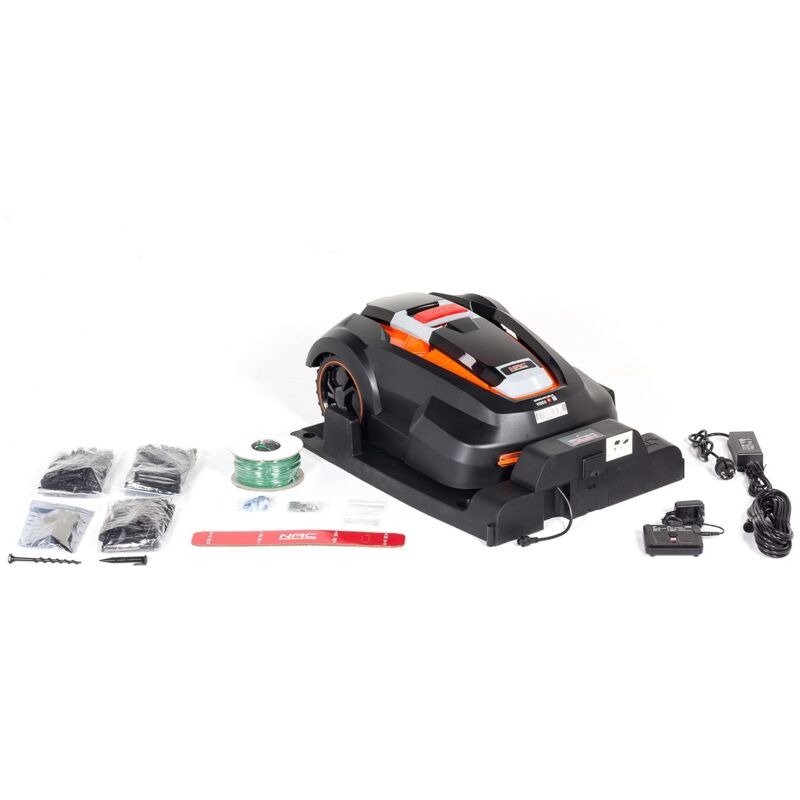 foto del prodotto bricoline nac rlm1500g2 app ng robot rasaerba nac, area di area di lavoro massima 1500 m2, motori brushless, controllabile con smartphone, wifi