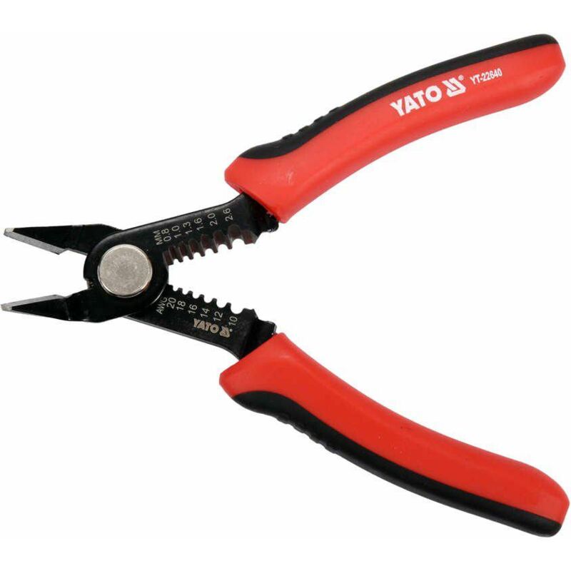 foto del prodotto bricoline yato, modello yt 22640, pinza da taglio, ideale per tagliare cavi e fili, strumento professionale, di alta qualit , design ergonomico,
