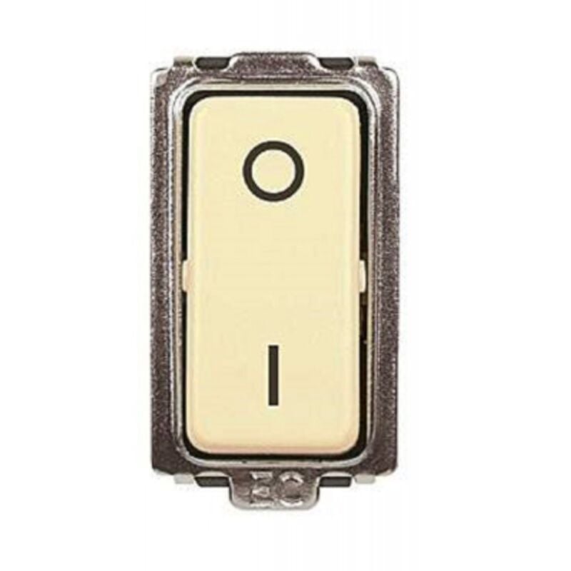 foto del prodotto bricoqui pulsante unipolare tondo 10a 1p no elettrocanali cod. ecl2521 