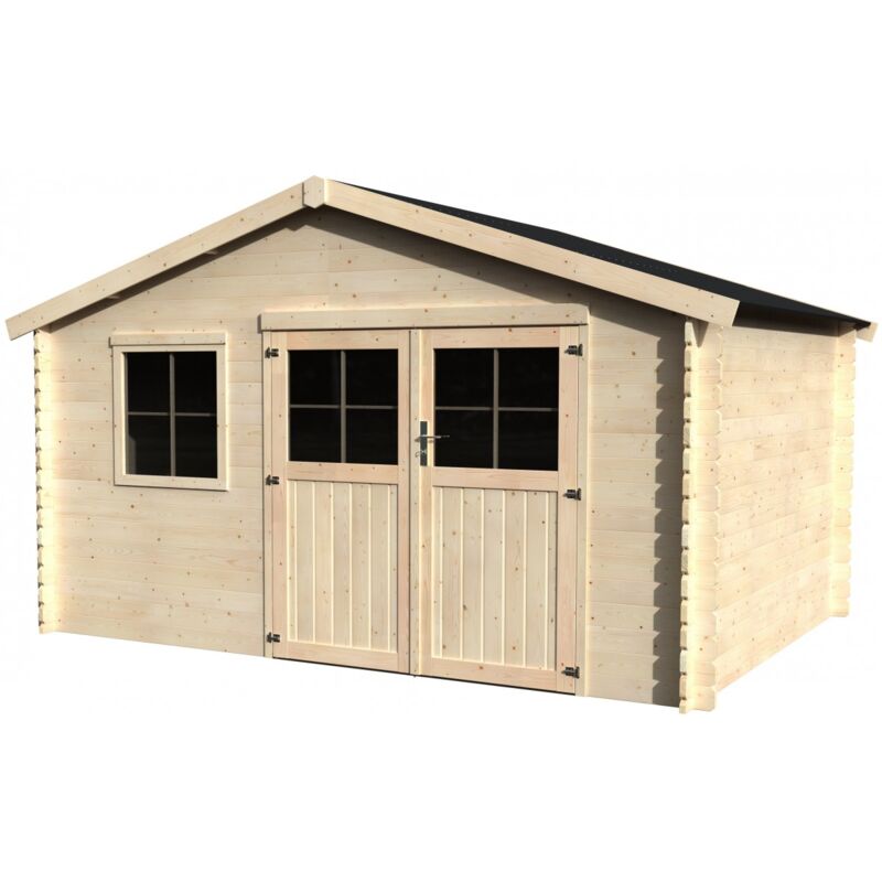 foto del prodotto bricoshop24 casetta in legno 4x2,5 mt con sistema block house