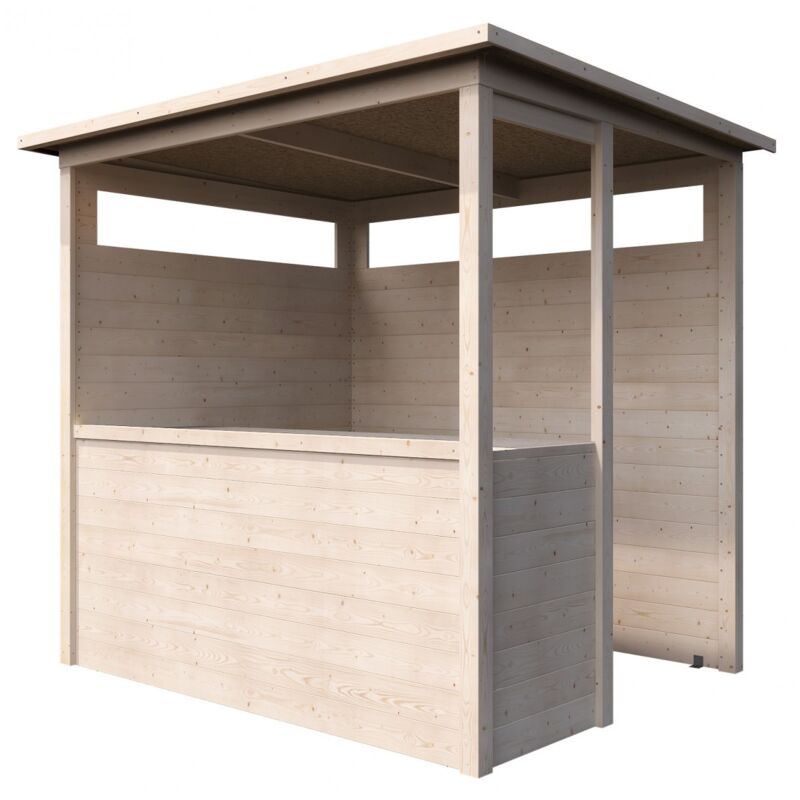 foto del prodotto bricoshop24 chiosco in legno di abete per esterno 206x167 cm