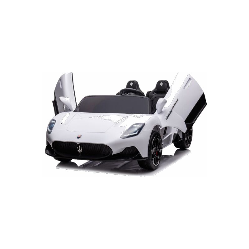 foto del prodotto bricoshop24 macchina elettrica per bambini maserati mc 20 full bianca