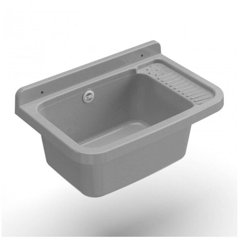 foto del prodotto bricoshop24 - pilozzo per esterno 50x35 cm effetto granito lavanderia lavabo a muro
