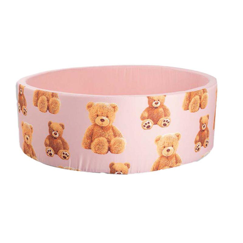 foto del prodotto bricoshop24 piscina bambini morbida teddy 83x30 cm cotone sfoderabile lavabile