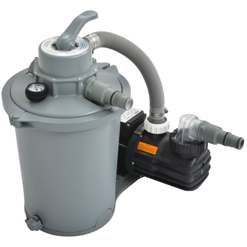 foto del prodotto bricoshop24 pompa filtro sabbia 6800 lt ora mantenimento pulizia depurazione acqua piscina