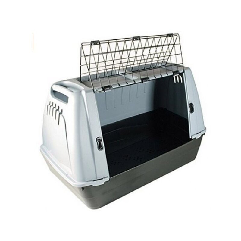foto del prodotto bricoshop24 trasportino per cani bracco auto gabbia taglia media grande trasporto aereo box