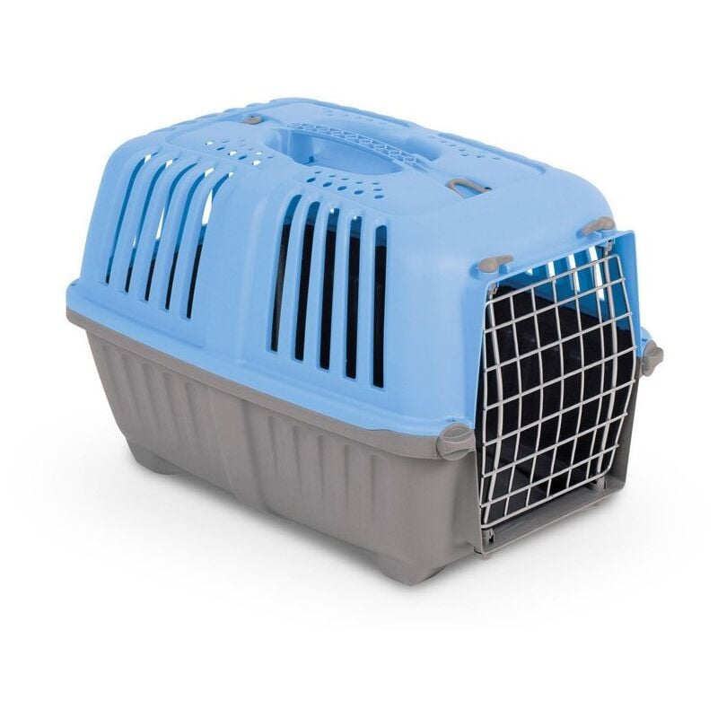 foto del prodotto bricoshop24 trasportino per cani gatti conigli auto gabbia taglia piccola media trasporto