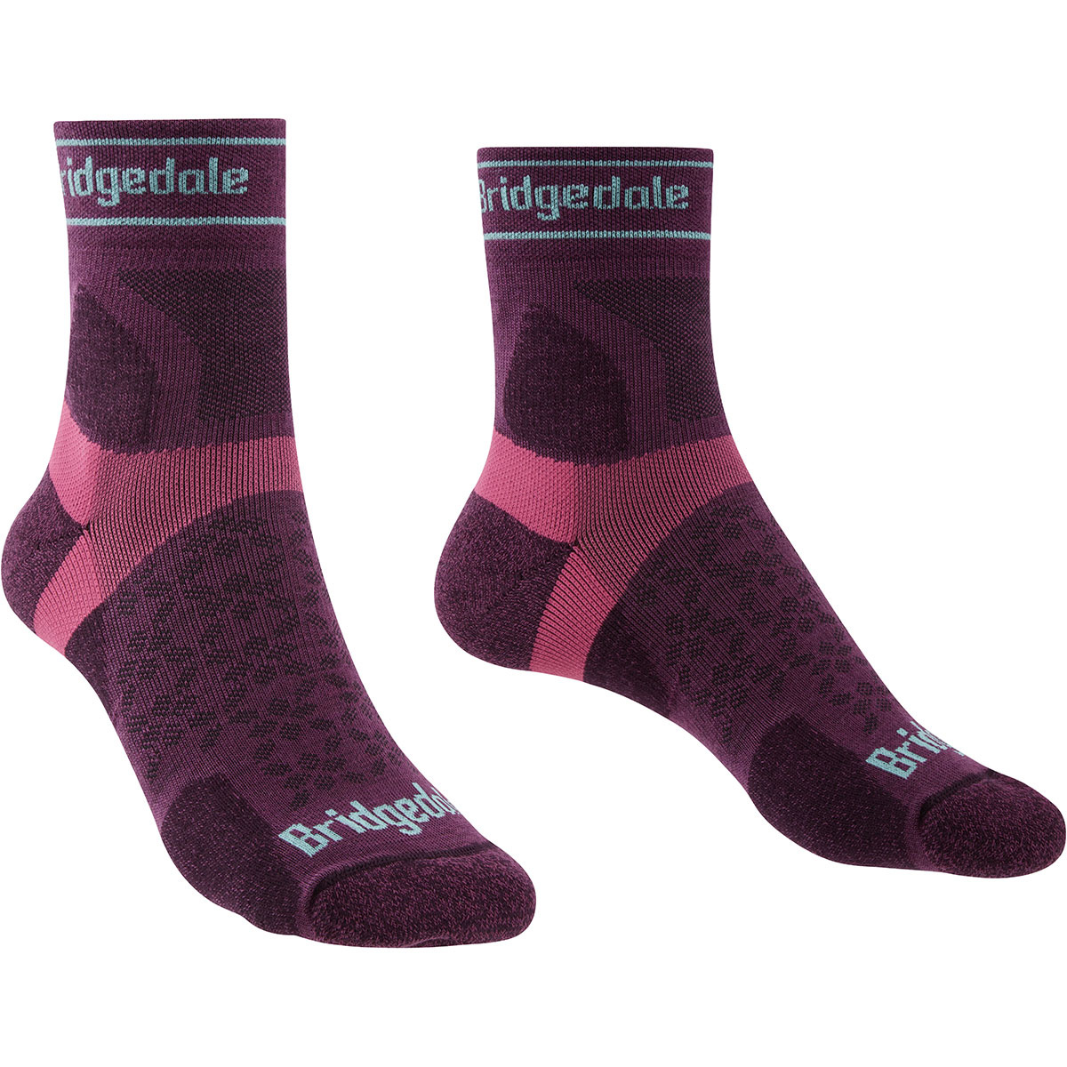 foto del prodotto bridgedale donna calze 3 4 sportive con lana merino ultraleggere t2