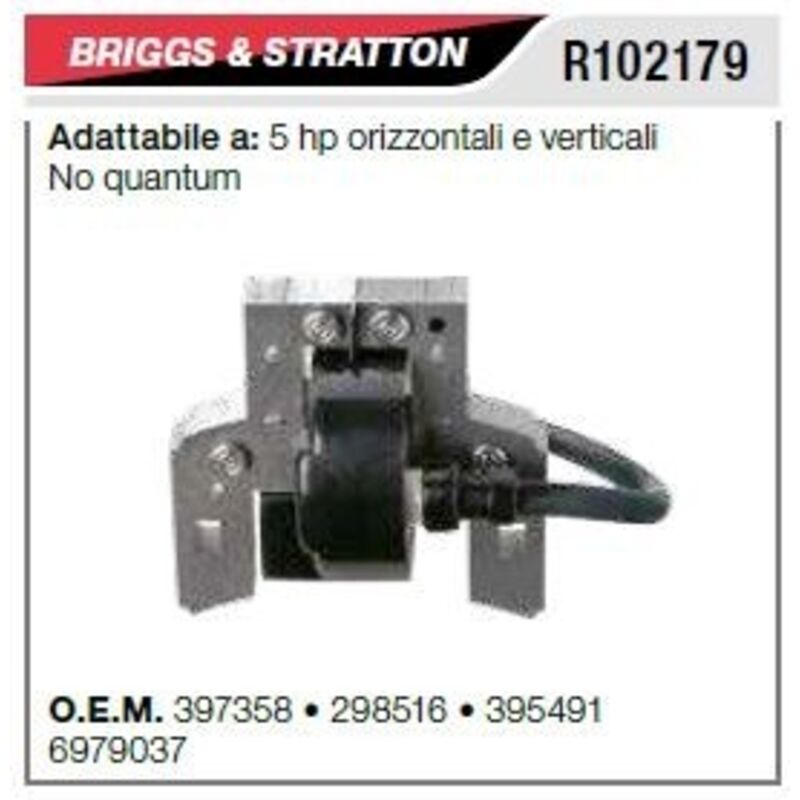 foto del prodotto briggs stratton bobina di accensione compatibile 18270036 397358