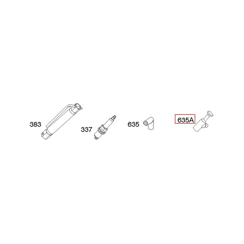 foto del prodotto briggs stratton cappuccio candela pipetta originale motore rasaerba 692927