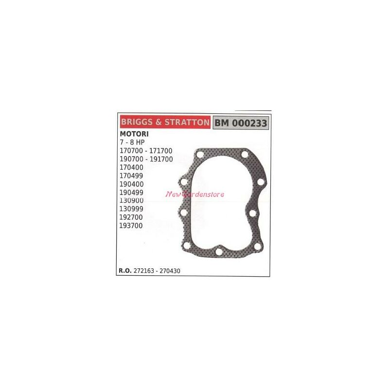 foto del prodotto briggs stratton guarnizione testata b s trattorino tagliaerba rasaerba modello 7 8 hp 000233