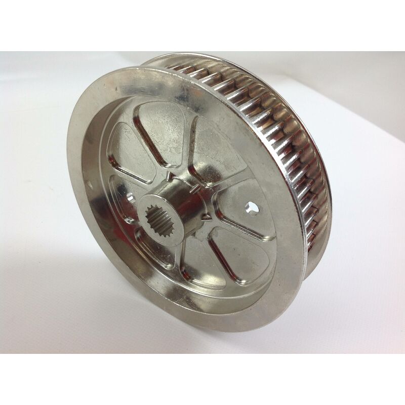 foto del prodotto briggs stratton puleggia dentata cromata per trattorino rasaerba simplicity lancer
