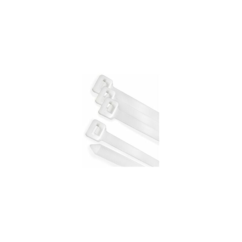 foto del prodotto briglia 100 nylon. colore naturale 3,5 x 140 mm. sacchetto 100 unit 