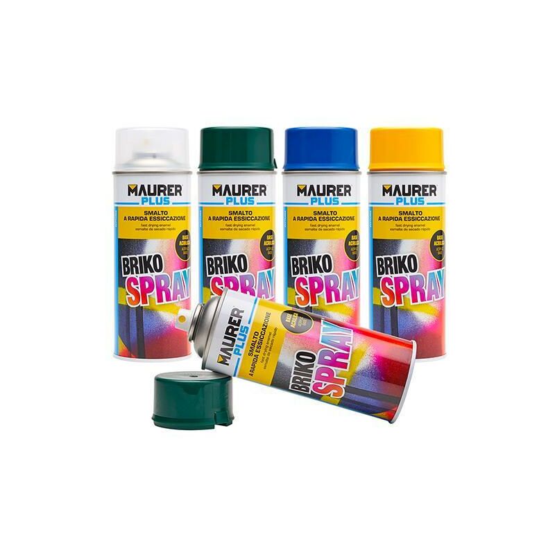 foto del prodotto briko spray maurer plus 400ml antiruggine grigio