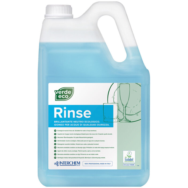 foto del prodotto brillantante neutro verde eco rinse 5 litri