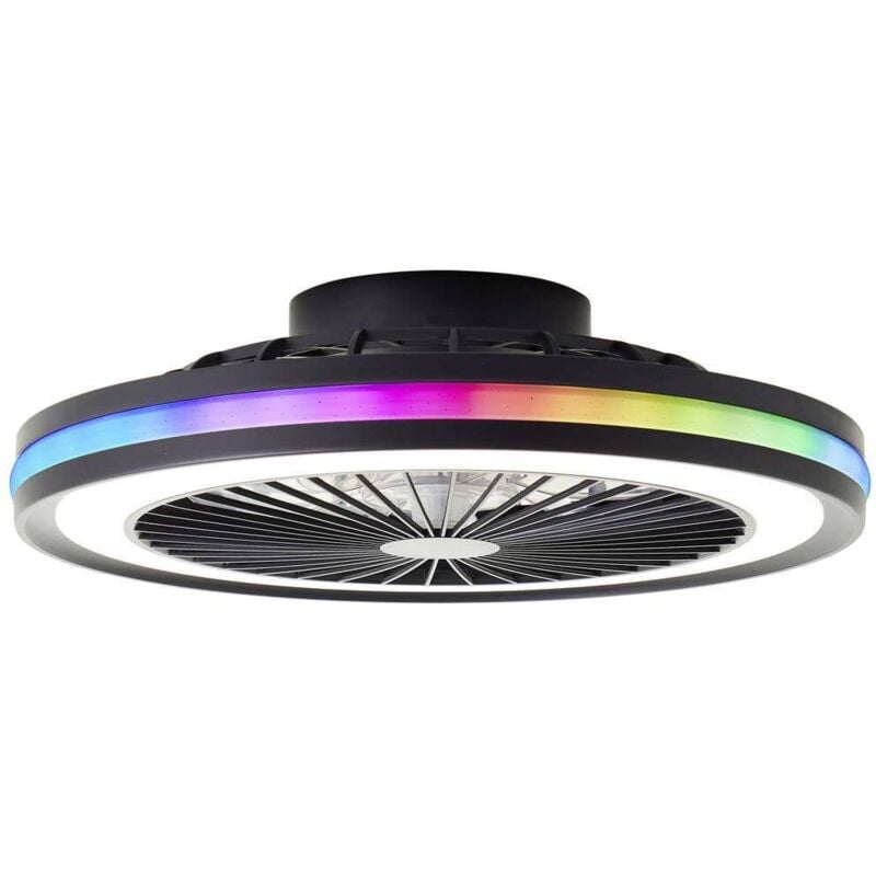 foto del prodotto brilliant g99280 06 palmero plafoniera led con sensore di movimento modulo led 40 w nero